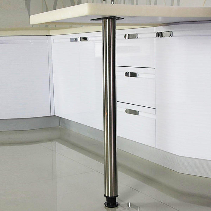1PCS Table Leg 87-90CM Stainless Steel Bar Adjustable Home Furniture Support Part (87-90cm)