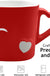 '- Coffee Mugs/Kissing Mugs Bridal Pair Gift Set for Weddings/Birthday/Anniversary with Gift Box (Red)