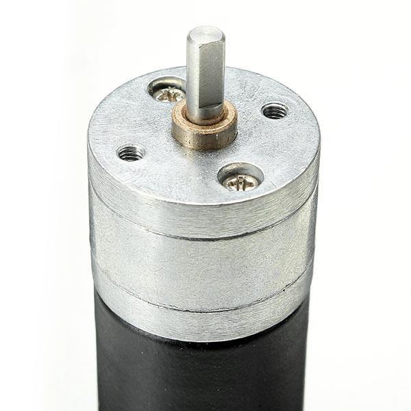 GM25-370 Motor DC 6.0/12.0V Black Brushed Motor 4mm Shaft Diameter Motor