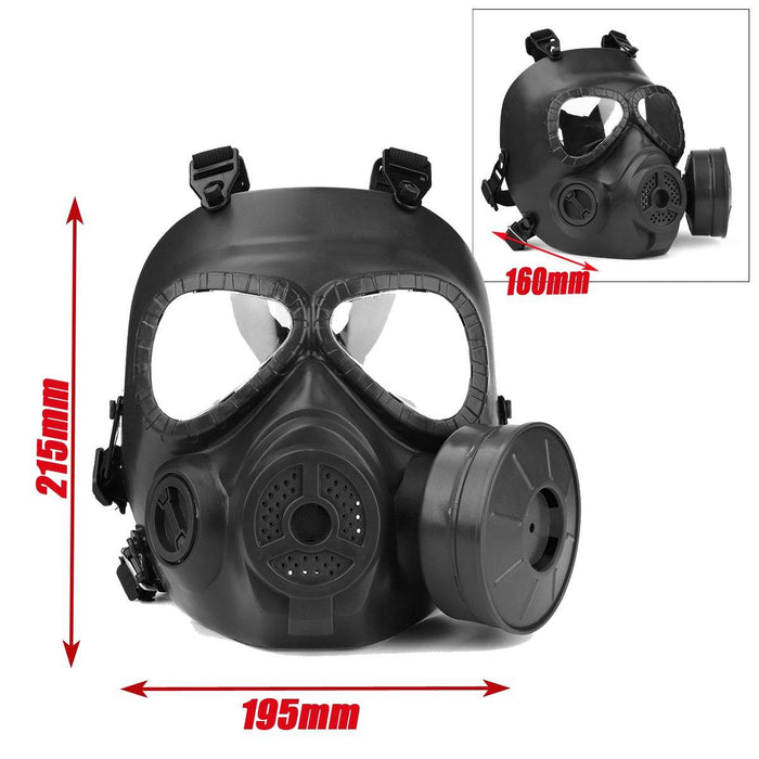 M04 Airsoft Paintball Dummy Gas Mask Fan for Cosplay Protection Gear Wargame