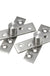 2pcs 360 Degree Door Pivot Hinge Hardware Silver 74mm Length