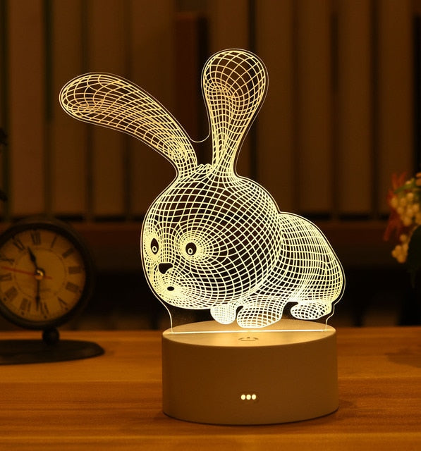 Acrylic Led Night Light - Okeihouse