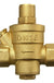 Adjustable DN15 Bspp Brass Water Pressure Reducing Valve with Gauge Flow