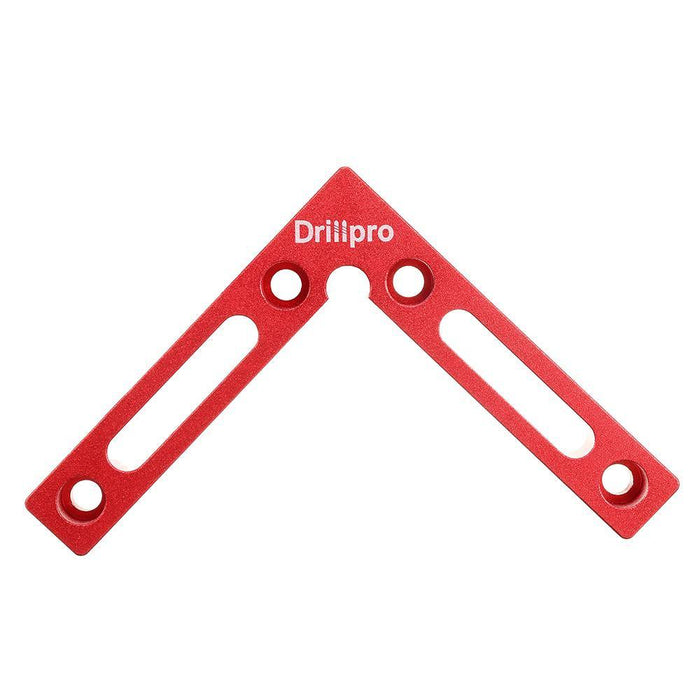 Drillpro DP-WD3 2Pcs Woodworking Precision Clamping Square L Shape Auxiliary Fixture Machinist Square with Metric and Inch Sacle Right Angle Positioning Ruler Clamp