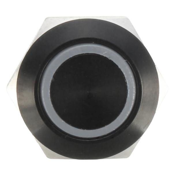 12v 4 Pin 12mm Led Light Metal Push Button Momentary Switch Waterproof Black