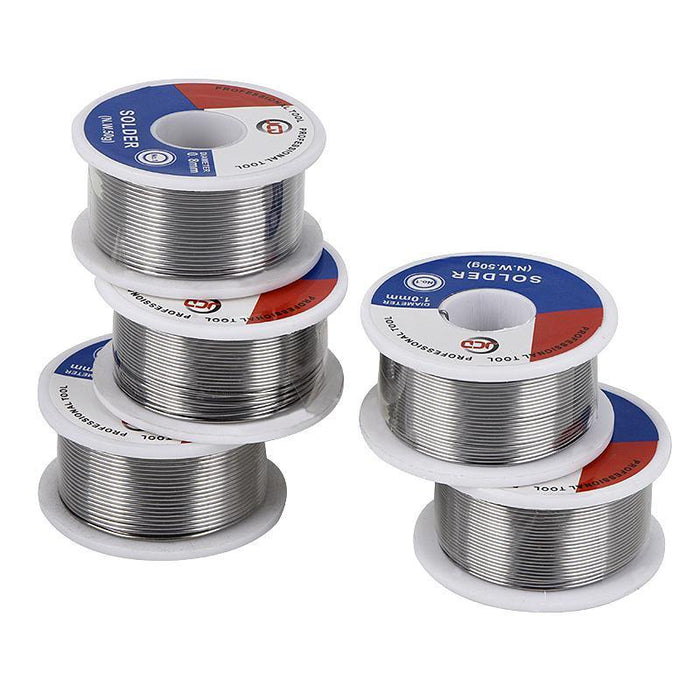 JCD 50G Solder Wire 60/40 FLUX 2.0% 0.6/0.8/1.0/1.2/1.5MM Tin Lead Tin Wire Melt Rosin Core Solder Soldering Wire Roll