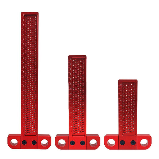 T50/T60/T100/T160/T260 T-type Ruler Hole Scribing Measuring Woodworking Marking Scriber