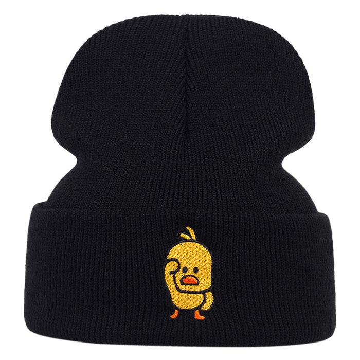 Casual Little Yellow Duck Beanie - Okeihouse