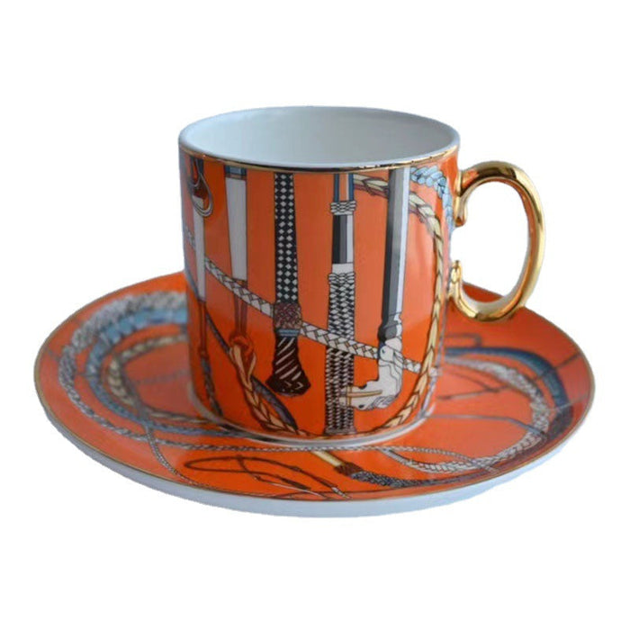 Bone  Coffee Cup And Saucer Suit