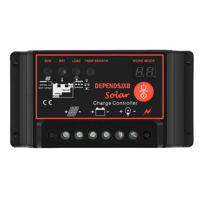 12V/24V DIY Solar System Kit Soalr Charge Controller 18V 20W Solar Panel 1000W Solar Inverter Solar Power Generation Kit