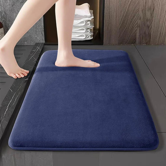 Super Absorbent Floor Mat, Super Absorbent Bath Mat, Super anti Slip Coral Velvet Bathroom Floor Mat, Door Mat