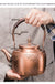 Copper Boiling Water Manual Mechanism Antique Tea Brewing Pot