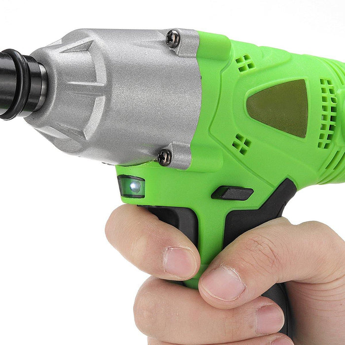 98/128/168VF Cordless Electric Wrench 3300 /min Speed Household DIY Car Repair Impact Wrench With LED Lights