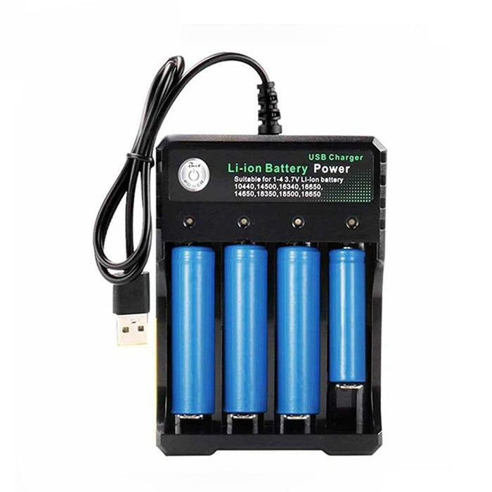 Charger 4 Slot 3.7v Battery Charger Multifunction Charge Universal