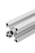 Machifit Silver 100-1300mm 2020 T-slot Aluminum Extrusions Aluminum Profiles Frame for CNC Laser Engraving Machine