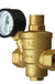 Adjustable DN15 Bspp Brass Water Pressure Reducing Valve with Gauge Flow