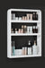 Bathroom Wall Mounted Shelf Multifunctional Toiletries Storage Rack Kitchen Seasoning Bottle Storage Rack Cosmetics Organizer