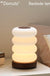 French Retro Cream Mid-ancient Donut Table Lamp