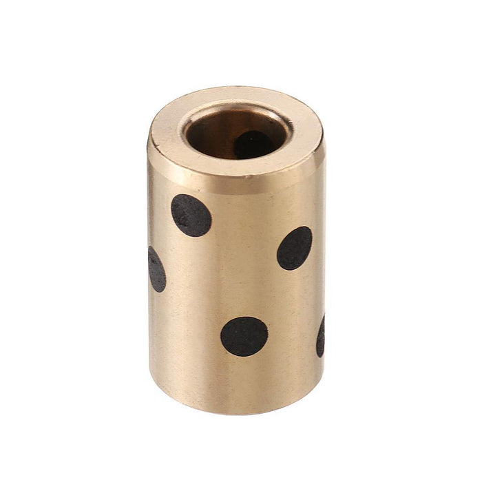 Machifit LM/8/10/12/16UU Linear Bearing Oil Free Bushing Round Graphite Copper Sleeve Slide Bearing