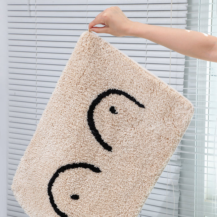 Feblilac Cute Naked Boobs Bath Mat