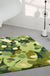 Feblilac 3D Pastoral Moss Leaves Area Rug Carpet