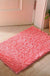 Chenille Non-Slip Microfiber Shag Bathroom Rug Mat, Solid Color