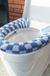 Feblilac Checkerboard Toilet Seat Cover