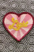 Feblilac Heart-shaped Letter Pattern Tufted Bath Mat