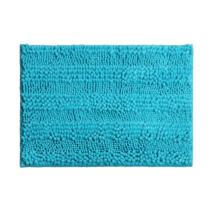 Chenille Soft Non-slip Water Absorbent and Quick Dry Plush Bath Mat Water Absorbent Shower Mat