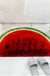 Feblilac Semi-Circular Watermelon Tufted Bathmat