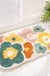 Feblilac Flower Tufted Bath Mat