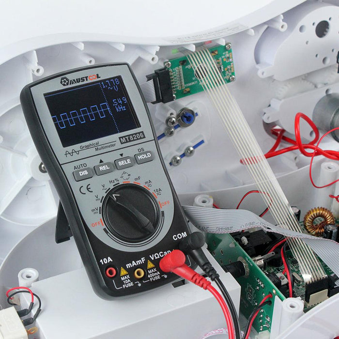 MUSTOOL MT8206 2 in 1 Intelligent  Digital Oscilloscope Multimeter with Analog Bar Graph