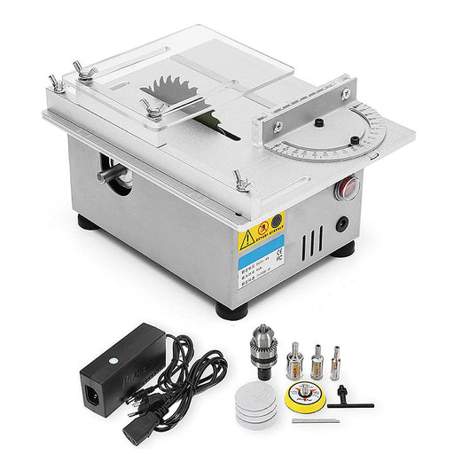 Raitool™ T4 Mini Table Saws Wood Working Bench Lathe Electric Polisher Grinder DIY Model Cutting Saw