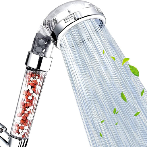 Shower Head, Filter Filtration High Pressure Water Saving 3 Mode Function Spray Handheld Showerheads for Dry Skin & Hair