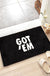 Feblilac Fun Quotation Mat for Bathroom Bedroom Front Door, Got En Rug