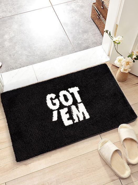 Feblilac Fun Quotation Mat for Bathroom Bedroom Front Door, Got En Rug