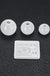 4Pcs Resin Casting Molds Kits Silicone Mold Making Jewelry Pendant Mould Craft