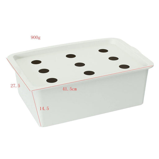 220V Hydroponic Grow Box 9 Holes DWC Indoor Aerobic Soilless Cultivation System Kit Water Planting