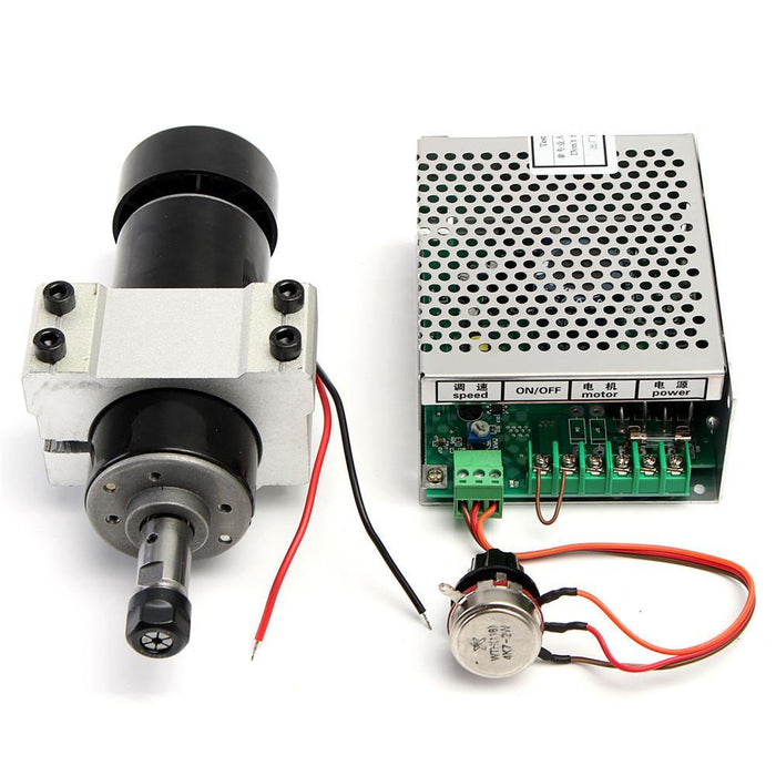 110-220V 500W Spindle Motor with Speed Governor and 52mm Clamp for CNC Machine