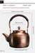 Copper Boiling Water Manual Mechanism Antique Tea Brewing Pot