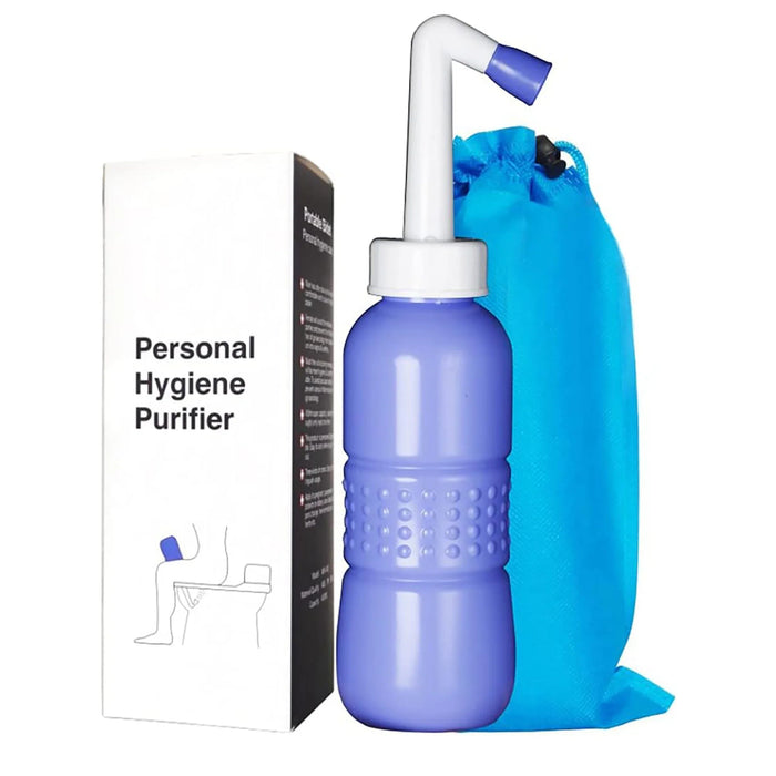 1pc Handheld Personal Portable Bottle,For Gentle Postpartum Care And Cleansing,Feminine Care Perineum Cleansing,With Storage Bag