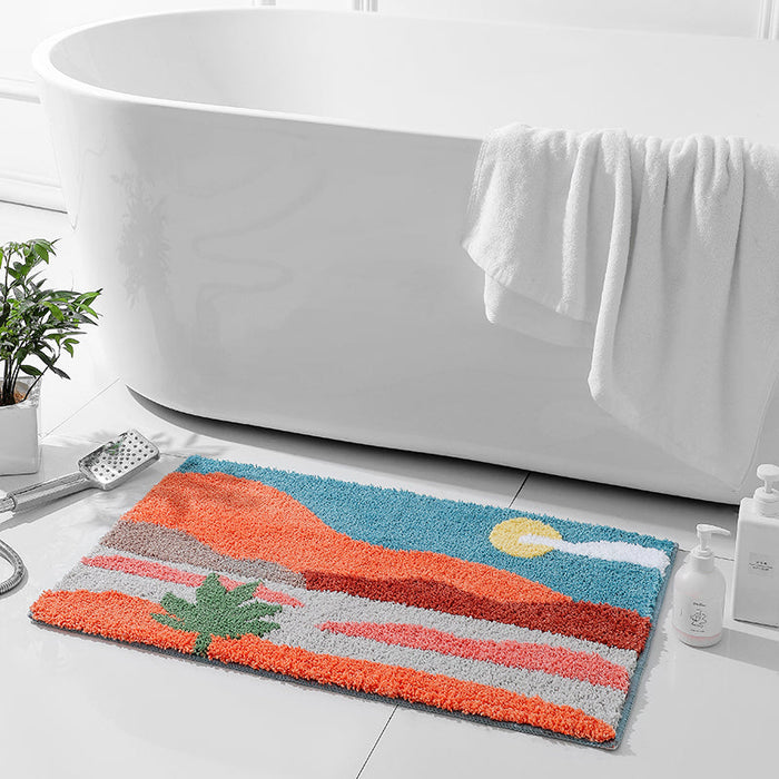 Feblilac Beach Scenery Landscape Bath Mat