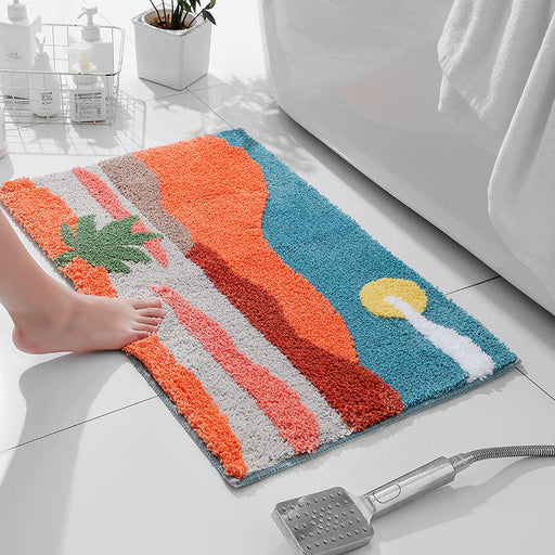 Feblilac Beach Scenery Landscape Bath Mat