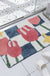 Checkerboard Tulip Bathroom Mat 50x80cm,19"x31"