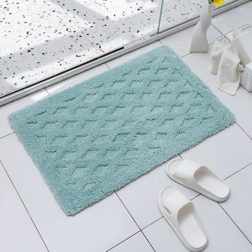 Solid Blue Color Bathroom Mat 20"x31",50x80 cm