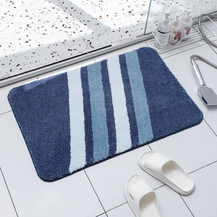 Blue Line Bath Mat 50x80cm or 19x31 inches