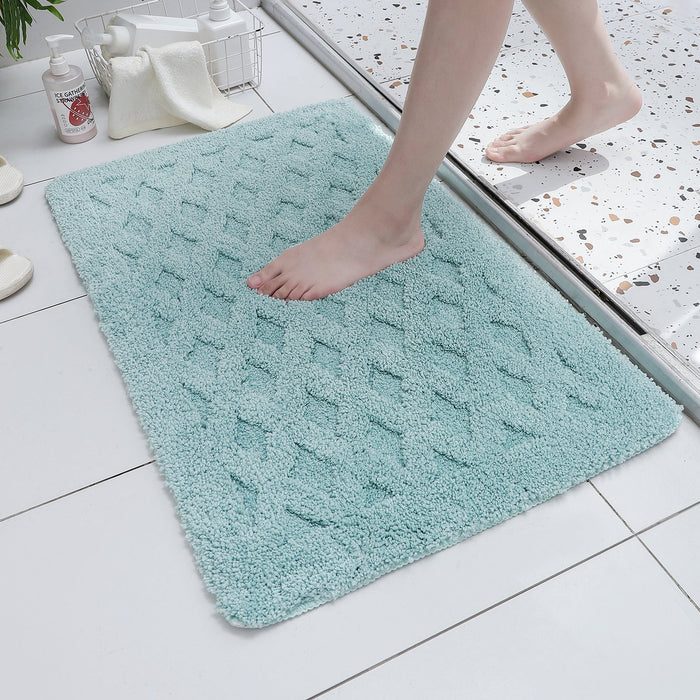 Solid Blue Color Bathroom Mat 20"x31",50x80 cm