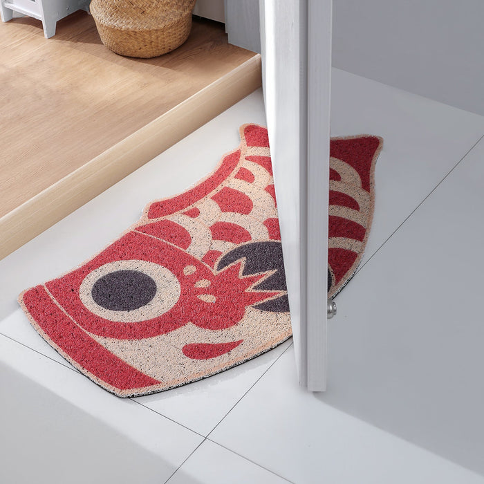 Red and Yellow Koi Fish PVC Entrance Door Mat