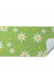 Green White Daisy Runner Mat for Bedroom 50x120cm or 19x47 inches Mom‘s Day Gift