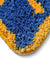 Feblilac Cute Blue Koi Fish Long Runner Mat, Extra Big Bedroom Mat, 64x120cm / 25x47 Inches